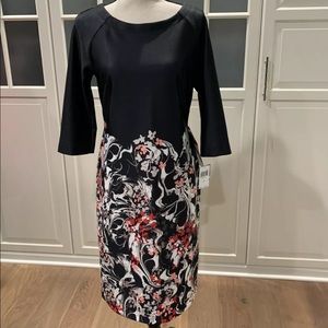 NWT Taylor 3/4 Sleeve Sheath Dress